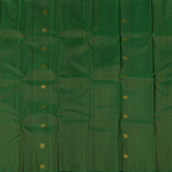 Hayagrivas Bottle Green Handloom Kanjivaram Silk Saree KBE21D5-4