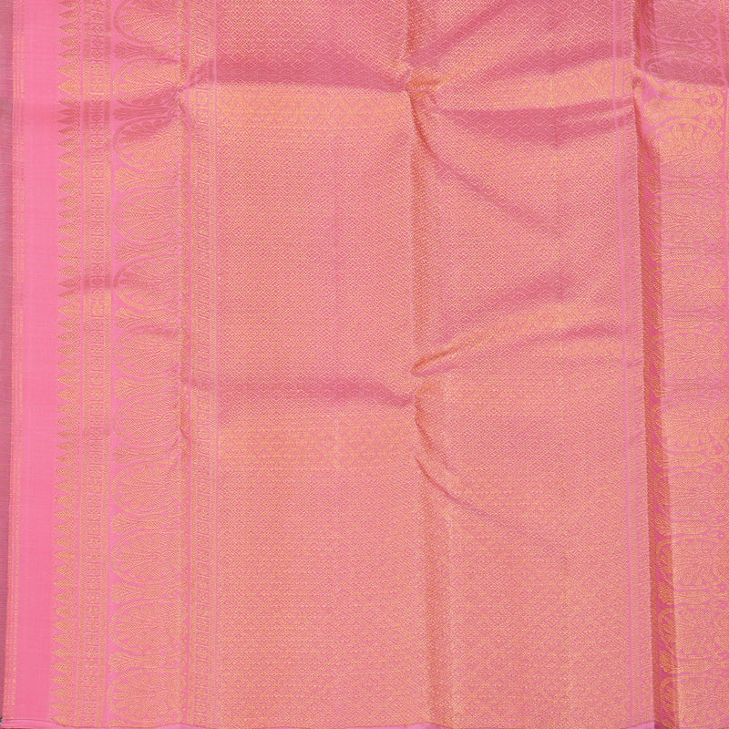 Hayagrivas Bottle Green Handloom Kanjivaram Silk Saree KBE21D5-4