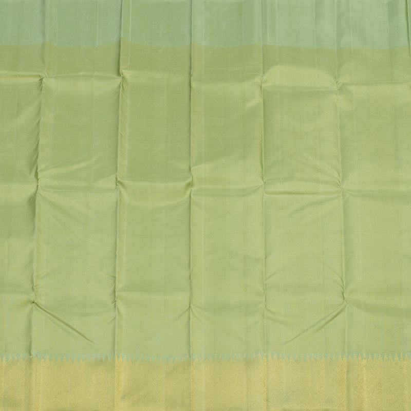 Hayagrivas Handloom Pista Green Kanjivaram Silk Saree KBE2202A1-1