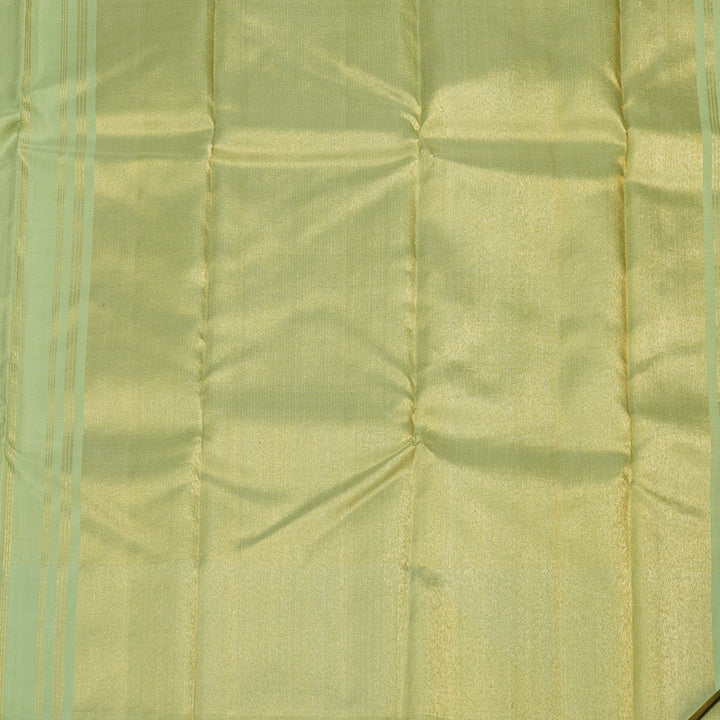 Hayagrivas Handloom Pista Green Kanjivaram Silk Saree KBE2202A1-1