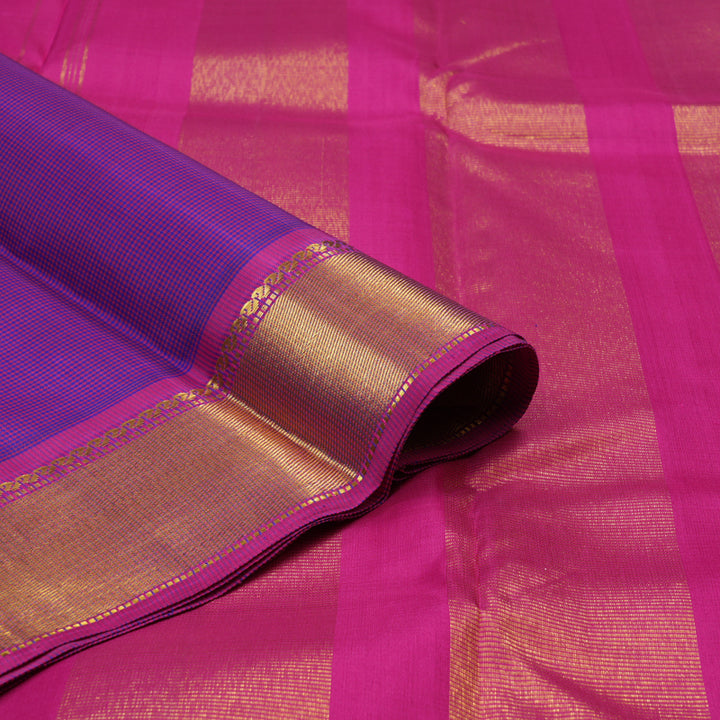 Hayagrivas Handloom Pink & Purple (Zasa Zasa Kattam) Kanjivaram Silk Saree KBE2205A1-2