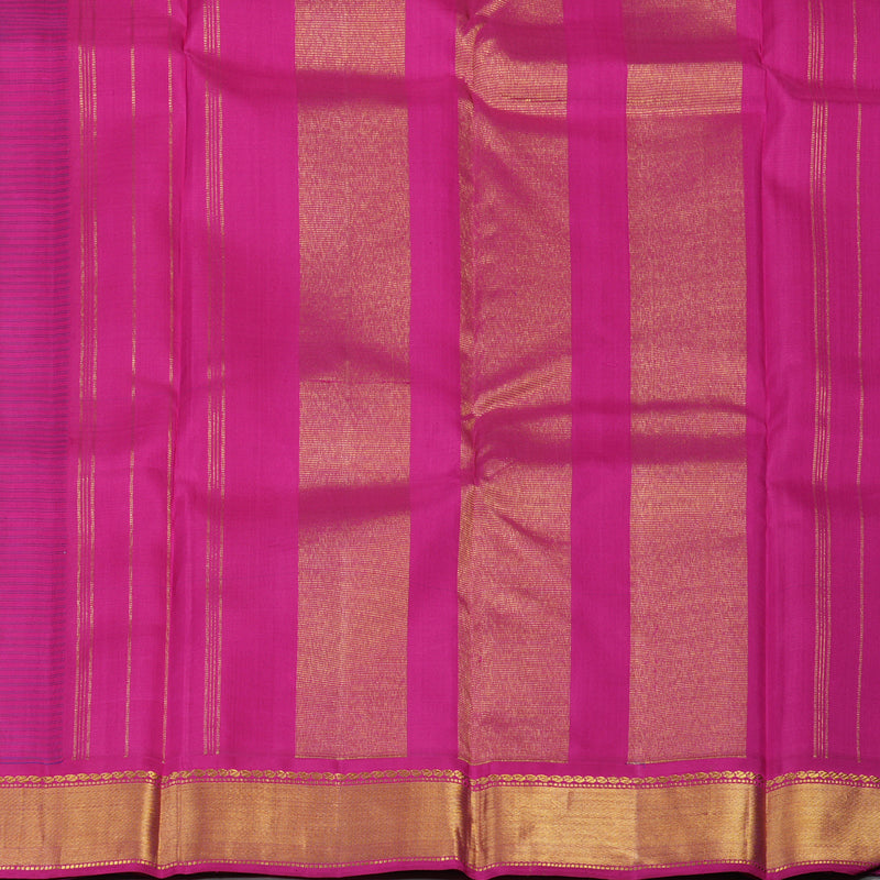 Hayagrivas Handloom Pink & Purple (Zasa Zasa Kattam) Kanjivaram Silk Saree KBE2205A1-2
