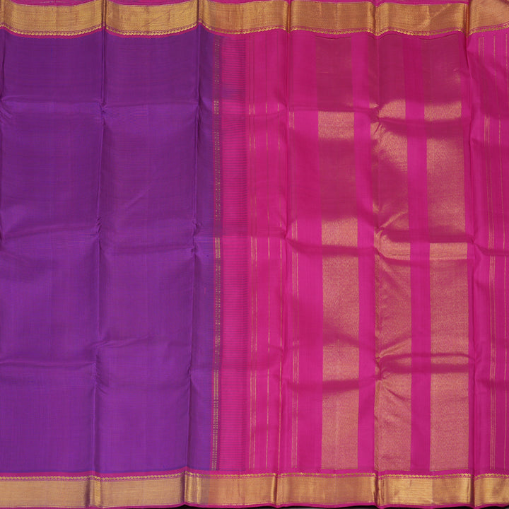 Hayagrivas Handloom Pink & Purple (Zasa Zasa Kattam) Kanjivaram Silk Saree KBE2205A1-2