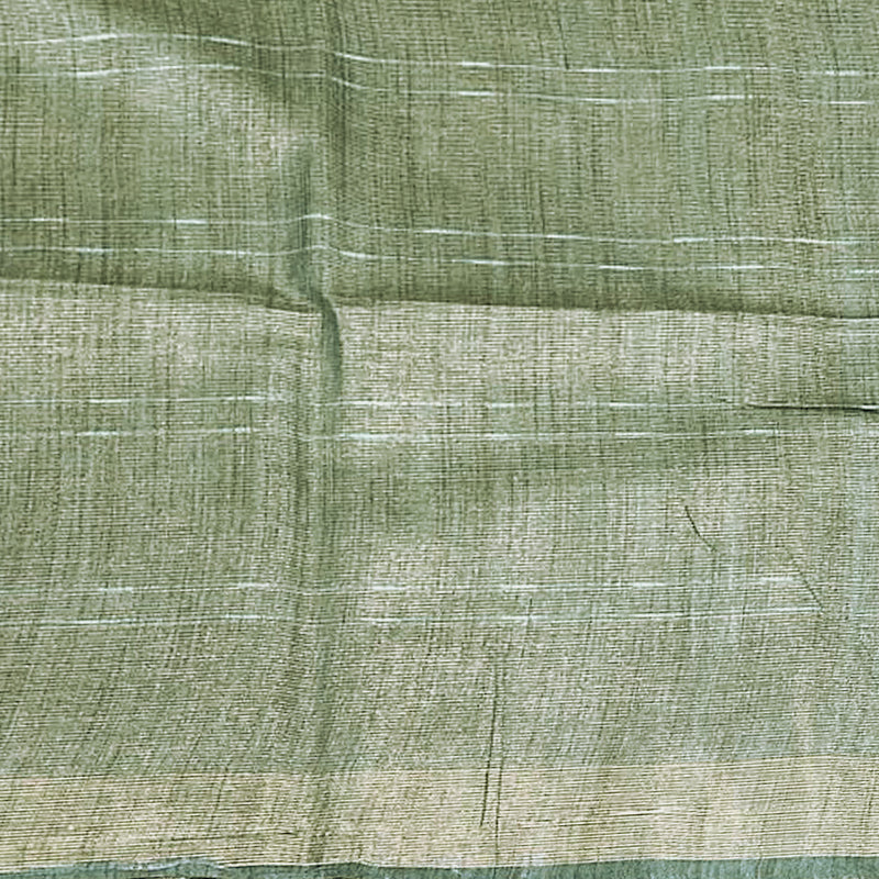 Hayagrivas Green Fancy Cotton Saree KBE2212B31-1