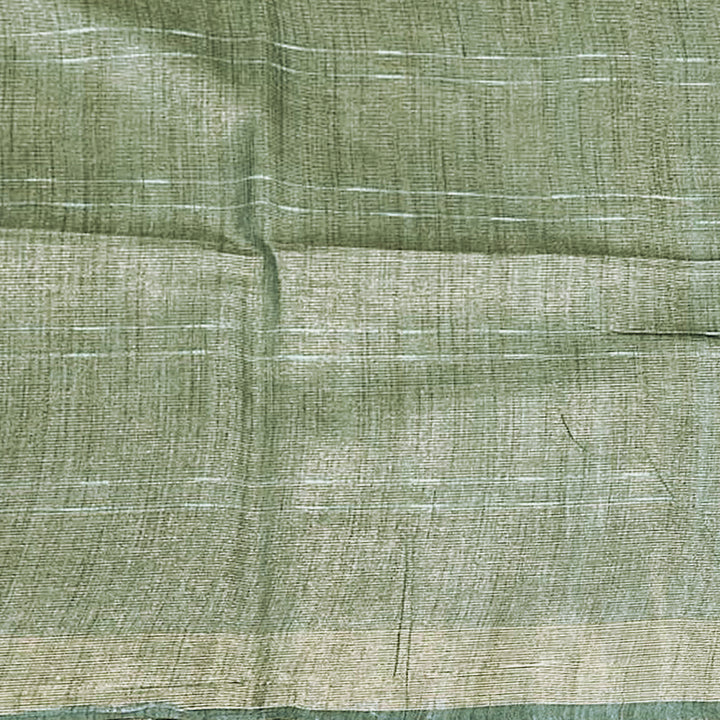 Hayagrivas Green Fancy Cotton Saree KBE2212B31-1