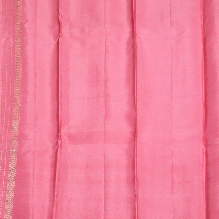 Hayagrivas Handloom Rose Pink Kanjivaram Silk Saree KBE2217B1-2