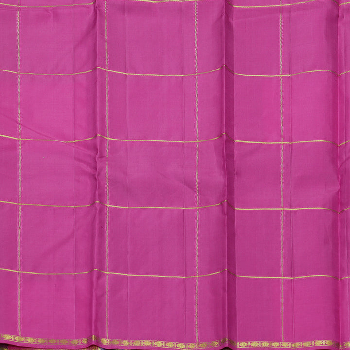 Hayagrivas Handloom Multicolour Checks Kanjivaram Silk Saree KBE2221B3-1