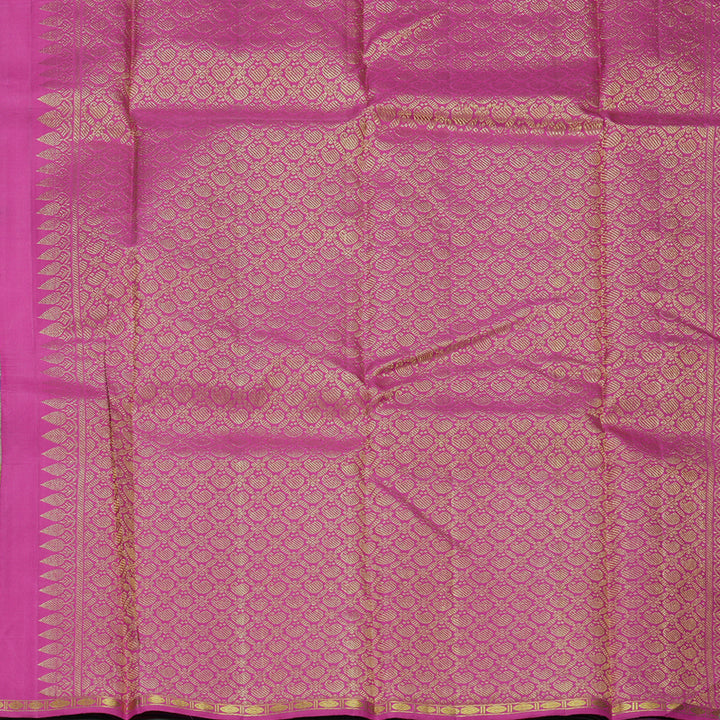 Hayagrivas Handloom Multicolour Checks Kanjivaram Silk Saree KBE2221B3-1