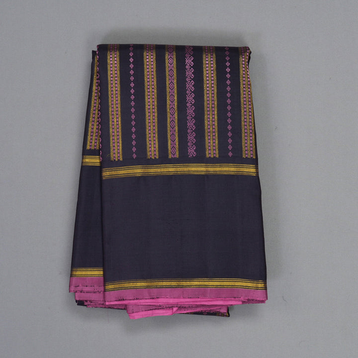 Hayagrivas Handloom Deep Nagapazham Kanjivaram Silk Saree KBE2224B4-1