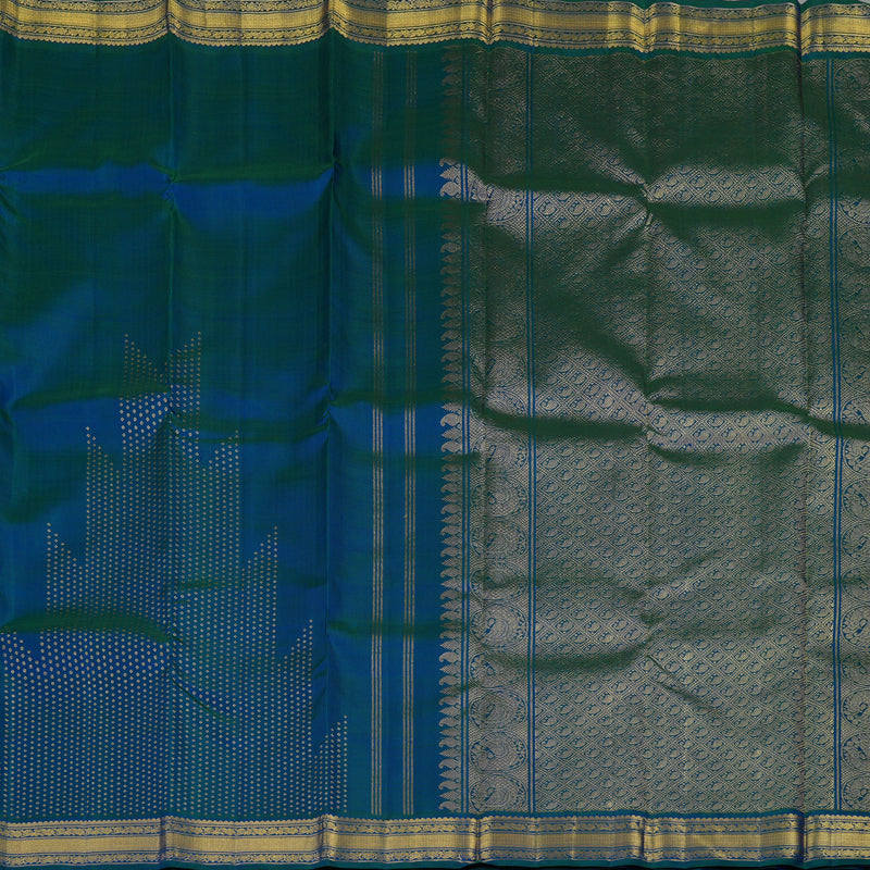 Hayagrivas Handloom Mayilkazhuthu Kanjivaram Silk Saree KBE2233B5-1