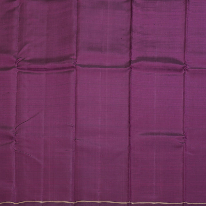 Hayagrivas Handloom Purple Kanjivaram Silk Saree KBE2239B1-1