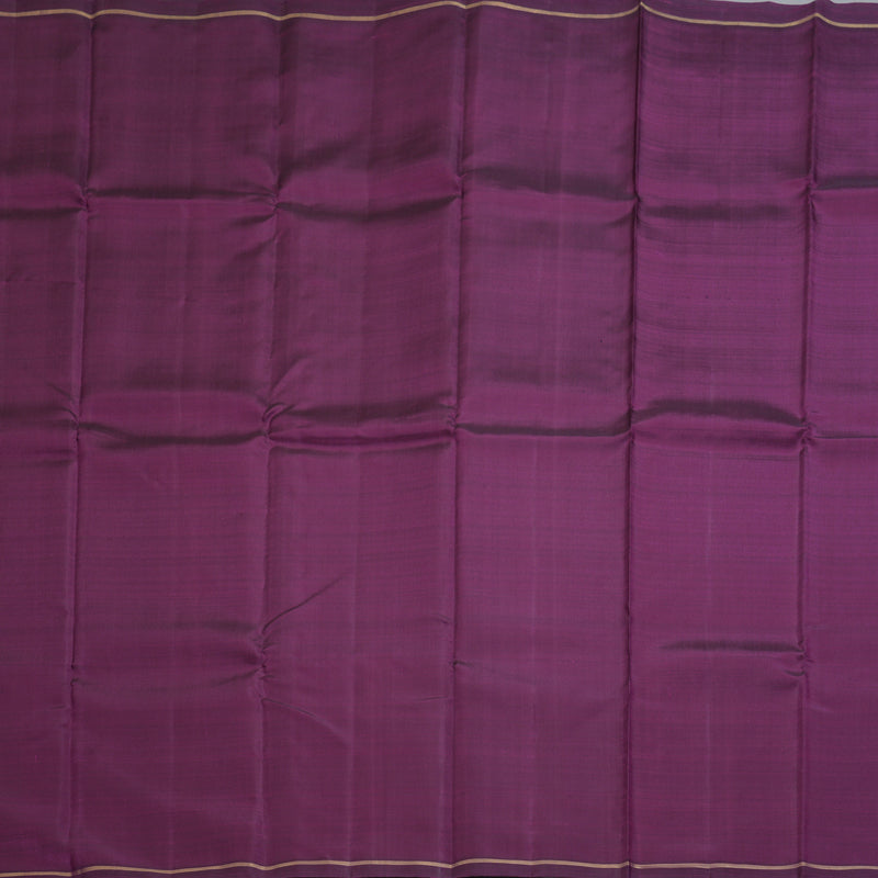 Hayagrivas Handloom Purple Kanjivaram Silk Saree KBE2239B1-1