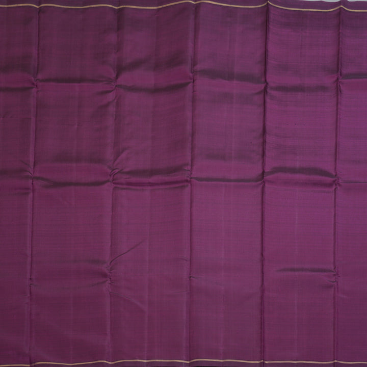Hayagrivas Handloom Purple Kanjivaram Silk Saree KBE2239B1-1