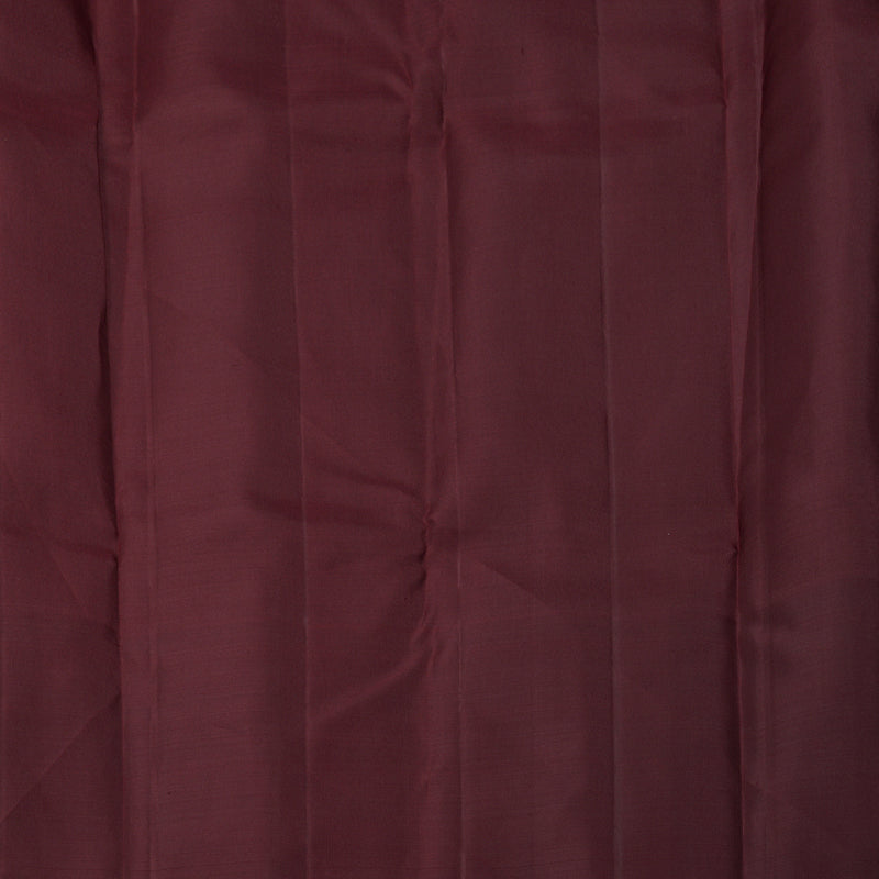 Hayagrivas Handloom Rust Orange Kanjivaram Silk Saree with Coffee Brown Border KBE2245B9-3