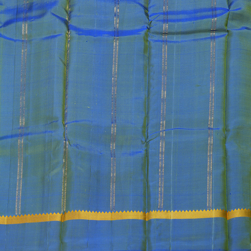 Hayagrivas Handloom Fluorescent Green Kanjivaram Silk Saree KBE2246B8-10