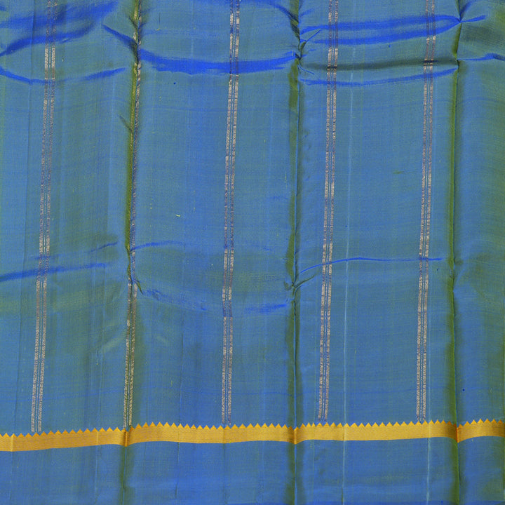 Hayagrivas Handloom Fluorescent Green Kanjivaram Silk Saree KBE2246B8-10