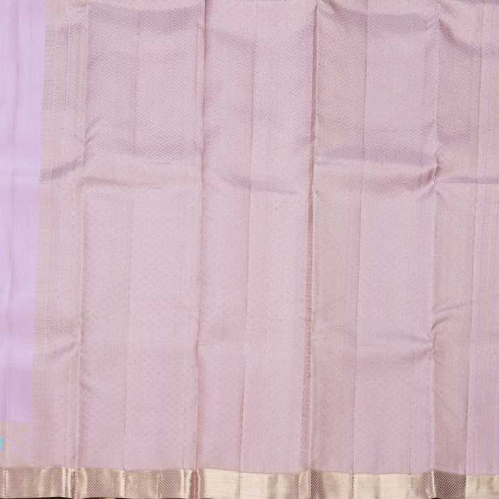 Hayagrivas Handloom Lavender Kanjivaram Silk Saree KBE2247B4-1