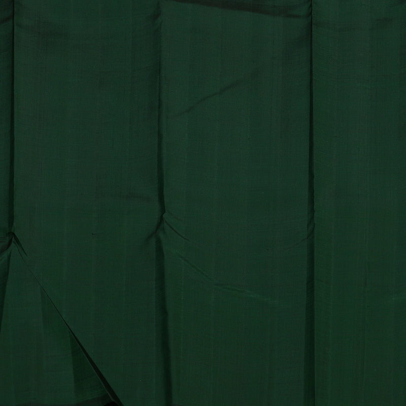 Hayagrivas Handloom Bottle Green Kanjivaram Silk Saree KBE2251B3-1