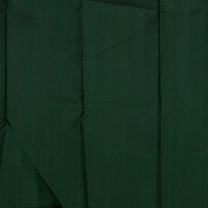 Hayagrivas Handloom Bottle Green Kanjivaram Silk Saree KBE2251B3-1