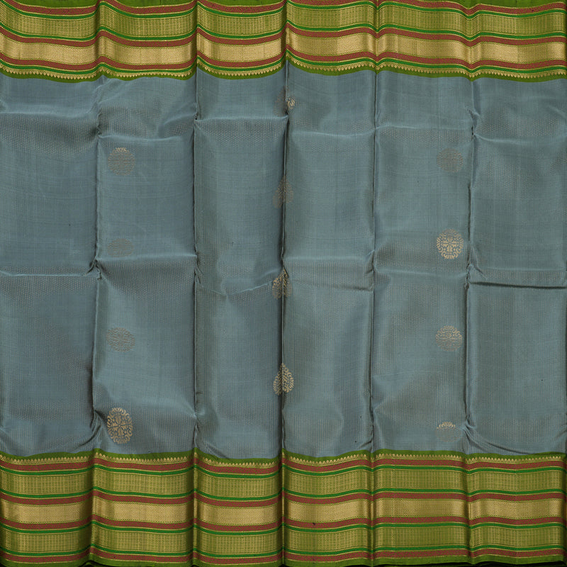 Hayagrivas Grey Pure Soft Silk Saree KBE226D1-8