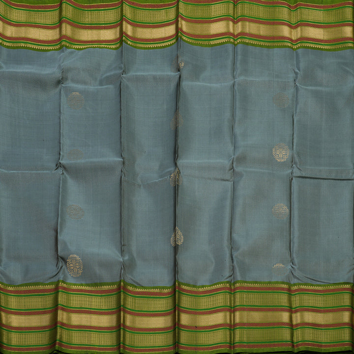 Hayagrivas Grey Pure Soft Silk Saree KBE226D1-8