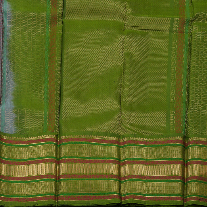 Hayagrivas Grey Pure Soft Silk Saree KBE226D1-8