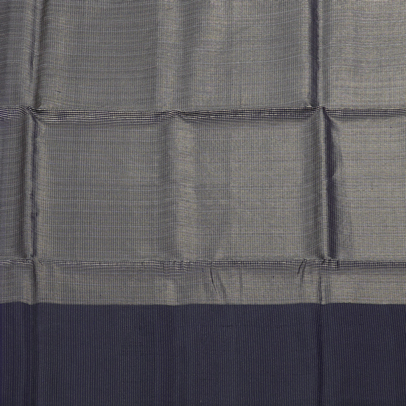 Hayagrivas Navy Blue Handloom Soft Silk Saree KBE2275B2-2