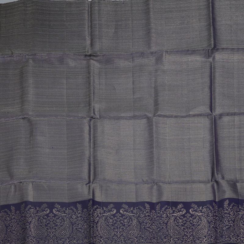 Hayagrivas Navy Blue Handloom Soft Silk Saree KBE2275B2-2