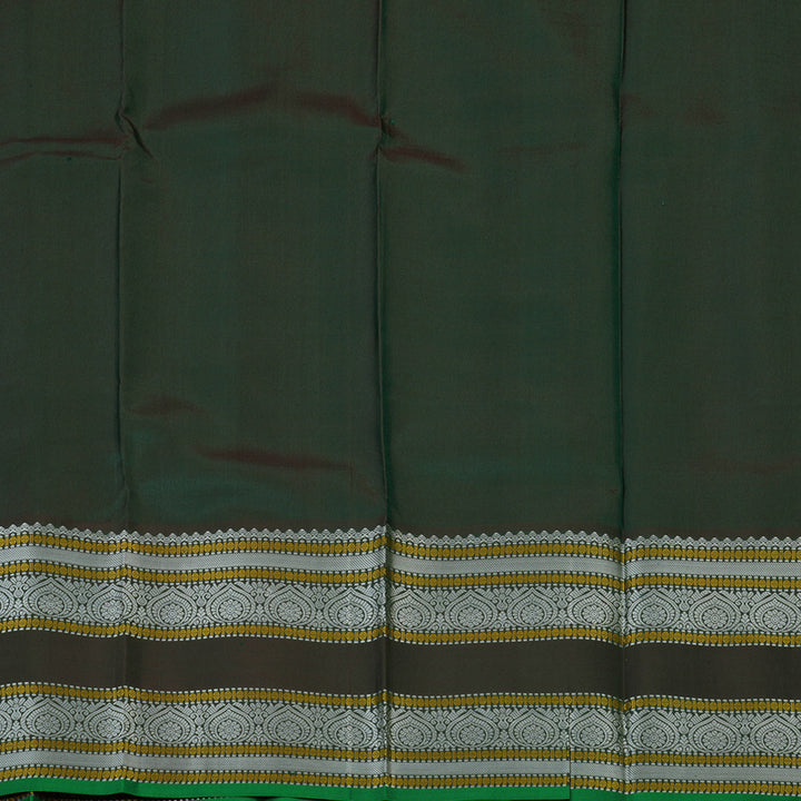 Hayagrivas Handloom Deep Manthalir Kanjivaram Silk Saree KBE2278B4-3