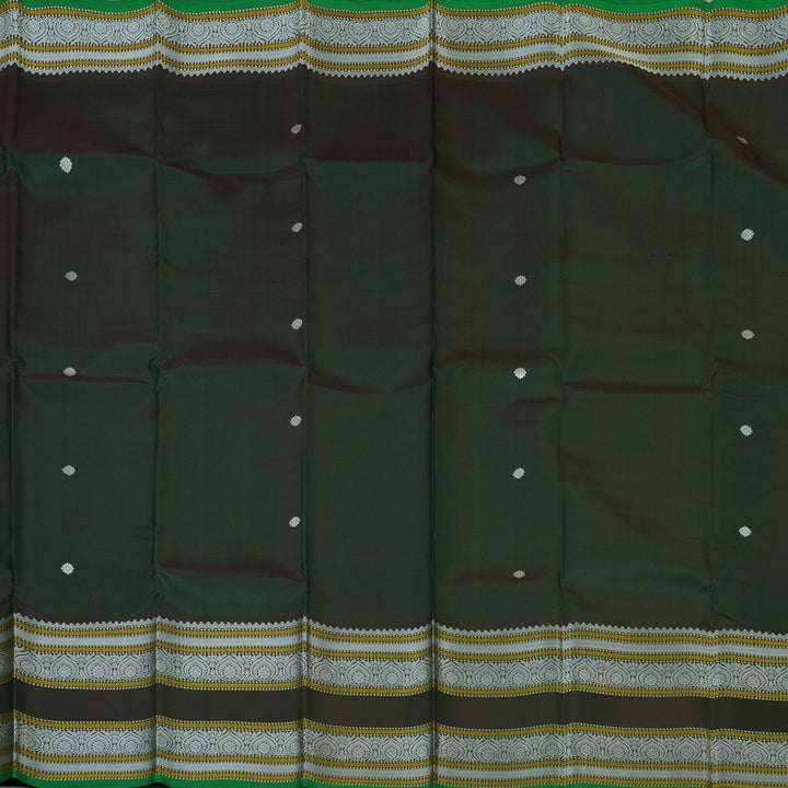 Hayagrivas Handloom Deep Manthalir Kanjivaram Silk Saree KBE2278B4-3