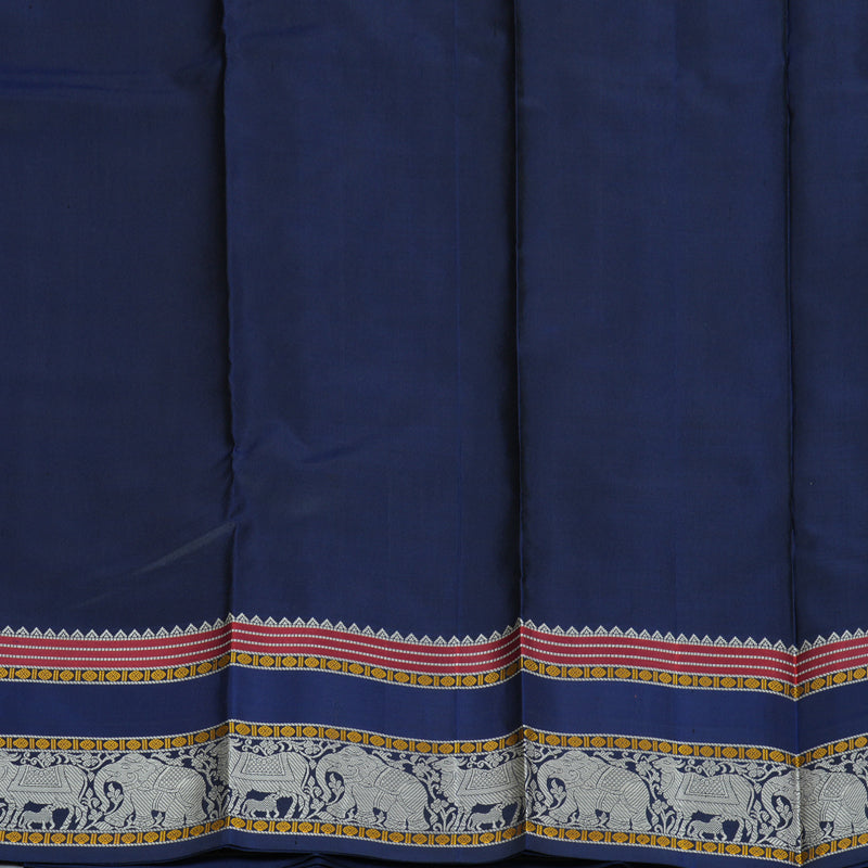 Hayagrivas Handloom Karum Pachai Kanjivaram Silk Saree KBE2278B5-1