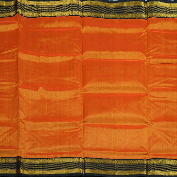 Hayagrivas Mambazham Orange Pure Silk Cotton Saree KBE2283B1-13