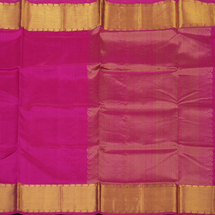 Hayagrivas Magenta Pink Pure Silk Cotton Saree KBE2283B10-8