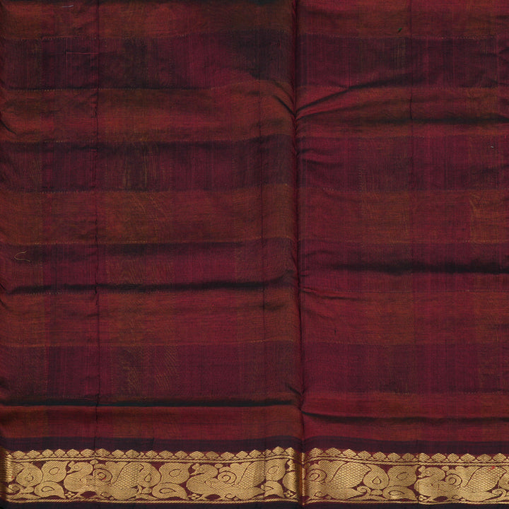 Hayagrivas Multicolour Checks Pure Silk Cotton Saree KBE2283B13-3