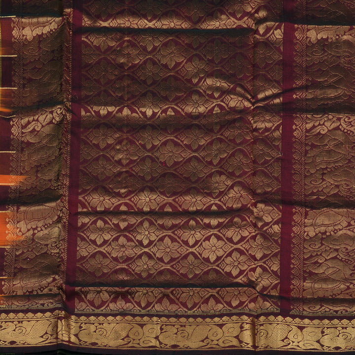 Hayagrivas Multicolour Checks Pure Silk Cotton Saree KBE2283B13-3