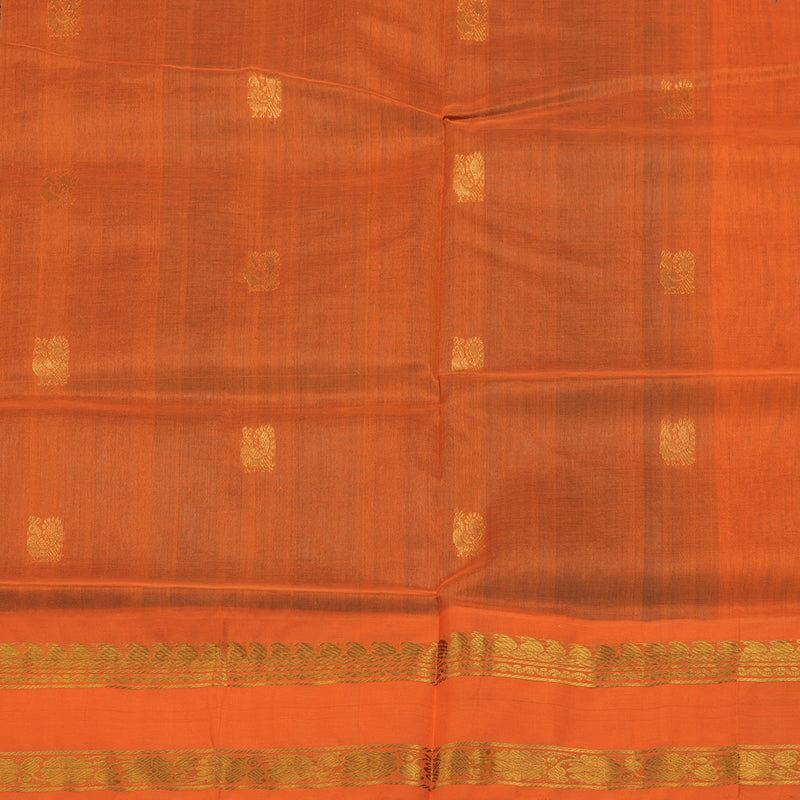 Hayagrivas Dark Grey Pure Silk Cotton Saree KBE2283B2-1
