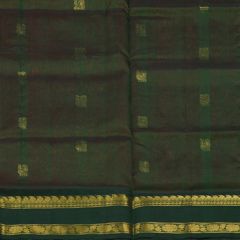 Hayagrivas Red Pure Silk Cotton Saree KBE2283B2-16