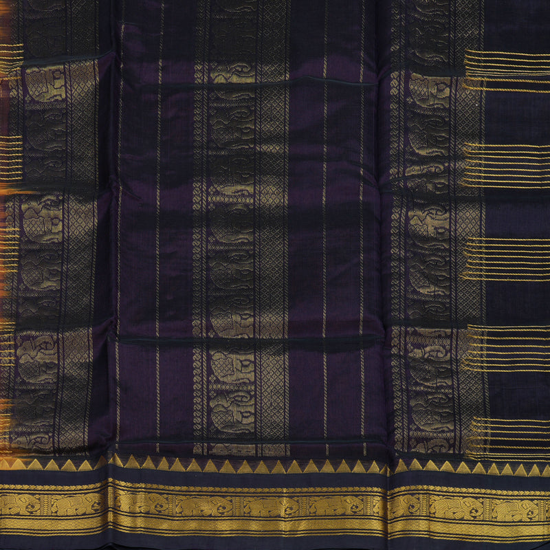 Hayagrivas Peach Pink Pure Silk Cotton Saree KBE2283B5-8