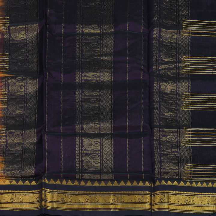 Hayagrivas Peach Pink Pure Silk Cotton Saree KBE2283B5-8