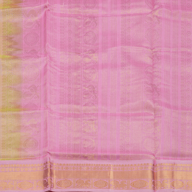 Hayagrivas Neon Green Pure Silk Cotton Saree KBE2283B7-18