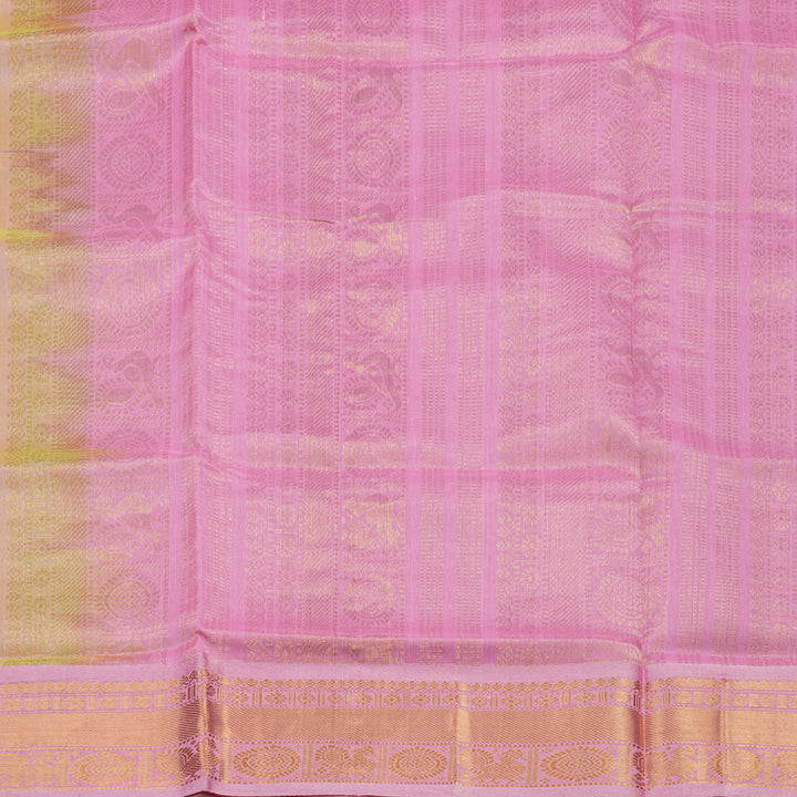Hayagrivas Neon Green Pure Silk Cotton Saree KBE2283B7-18