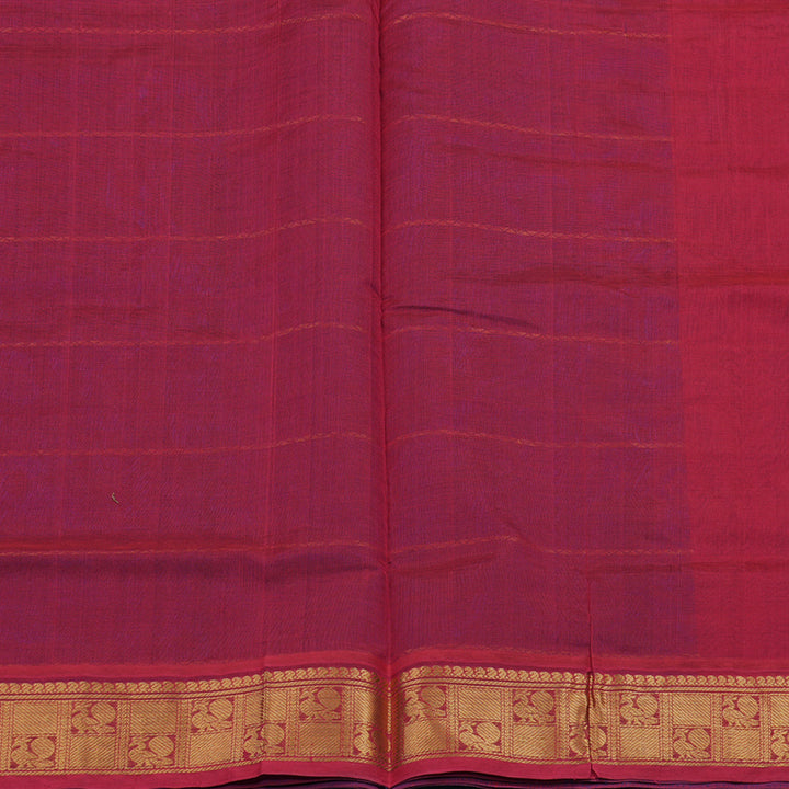 Hayagrivas Royal Blue Pure Silk Cotton Saree KBE2283B7-25