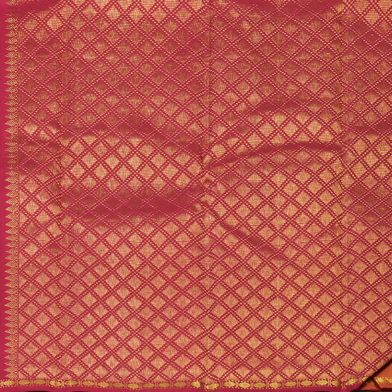 Hayagrivas Handloom Multicolour Checks Kanjivaram Silk Saree KBE2291B1-1