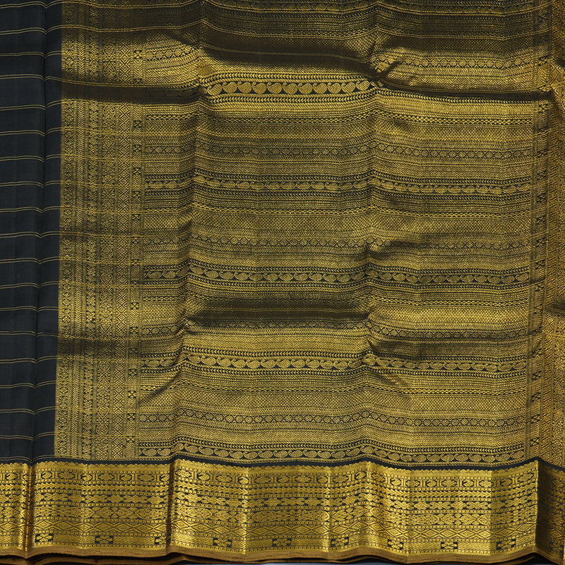 Hayagrivas Handloom Maroon Kanjivaram Silk Saree with Black Border KBE2292B7-1
