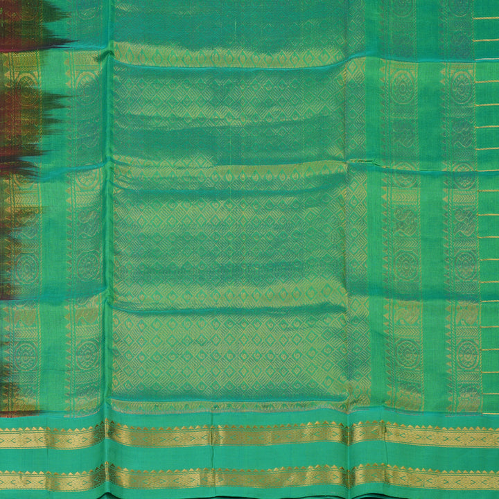 Hayagrivas Purple Pure Silk Cotton Saree KBE2296B6-1