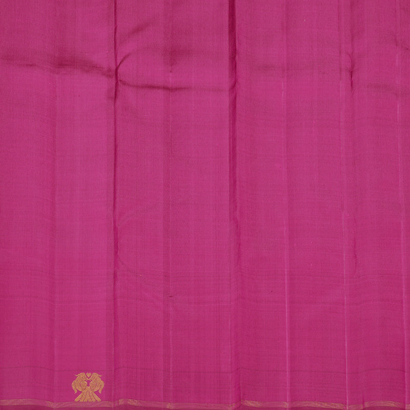 Hayagrivas Mild Pink Handloom Kanjivaram Silk Saree with Purple Border KBE22D1-1