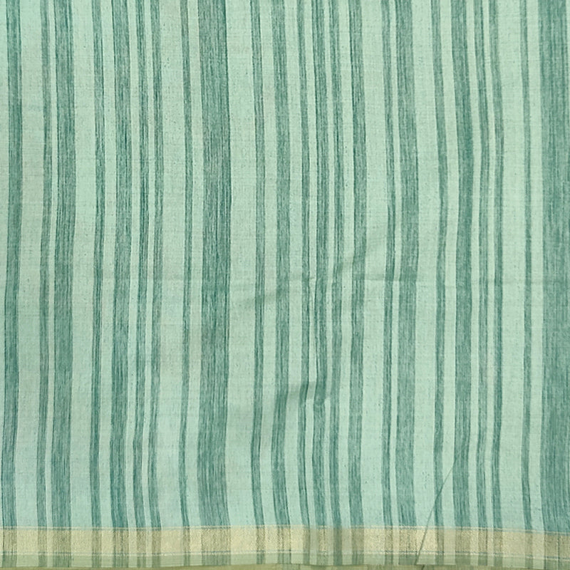 Hayagrivas Powder Green Fancy Cotton Saree KBE2305B6-5