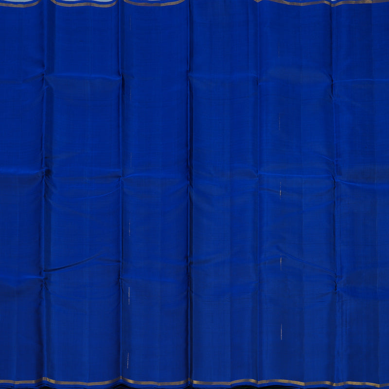 Hayagrivas Handloom MS Blue Kanjivaram Silk Saree KBE2335B1-1