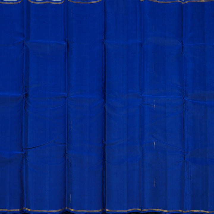 Hayagrivas Handloom MS Blue Kanjivaram Silk Saree KBE2335B1-1