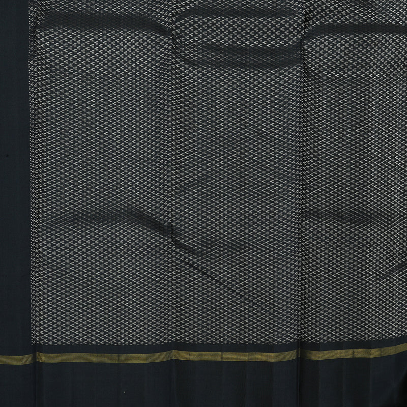 Hayagrivas Handloom Black Kanjivaram Silk Saree KBE2335B6-2